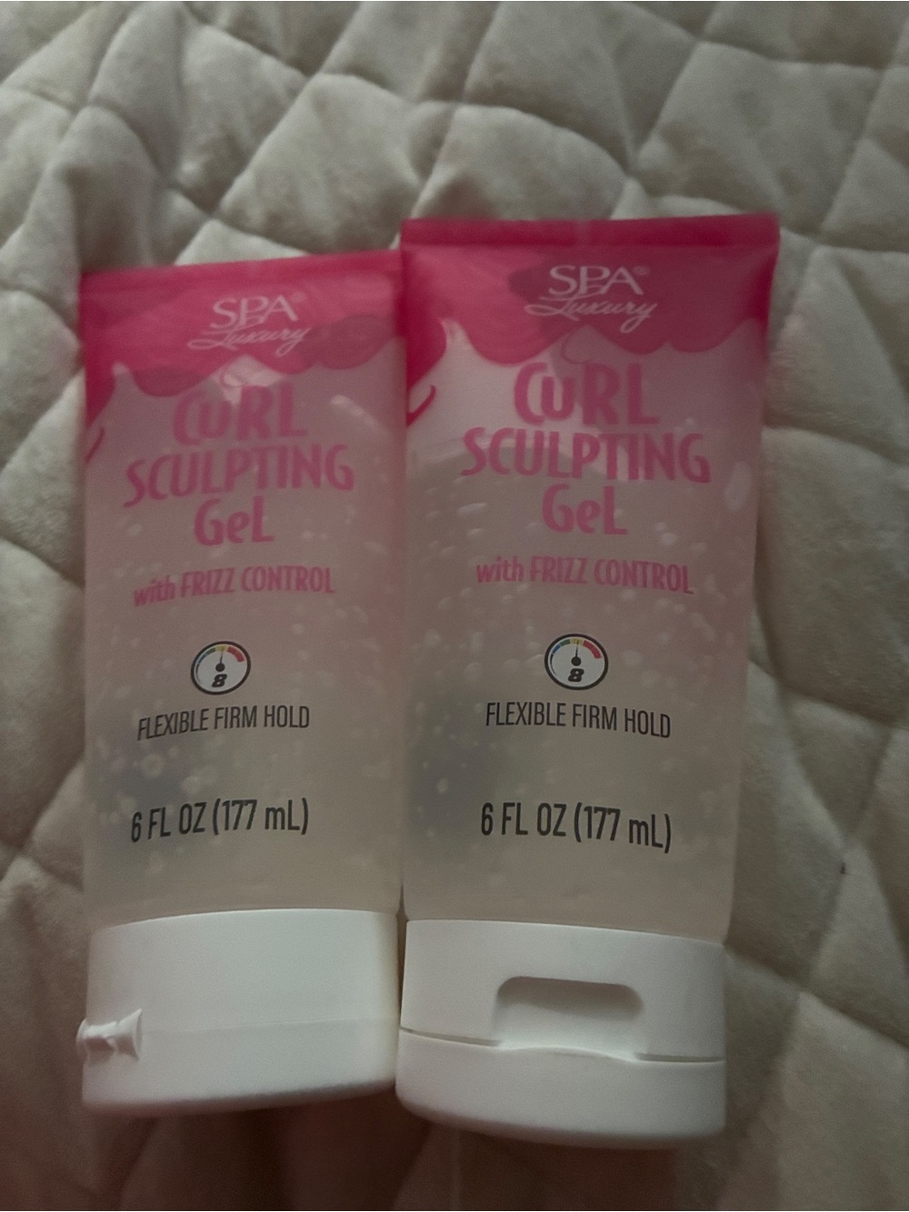 Pink Curl Sculpting Gel with Frizz Control - Flexible Firm Hold